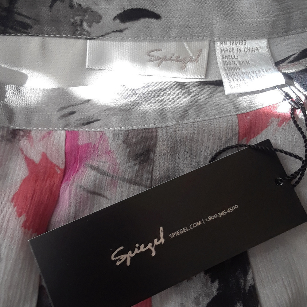 Spiegel 100% Silk Skirt Size 2 - Picture 2 of 5